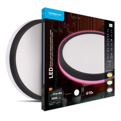 LED ceiling light Modee CLB2BK 32+8W 3CCT+RGB D400mm + remote control (3200 lm)