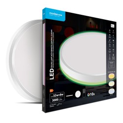 LED-plafond Modee CLB2WH 32+8W 3CCT+RGB D400mm + fjärrkontroll (3200 lm)