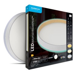 Plafonnier LED Modee CLE1WH 26+6W 3CCT+RGB D320mm + télécommande (2600 lm)