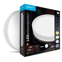Plafon LED Modee CLF1 20W 3CCT+RGB D400mm + comando (2000 lm)