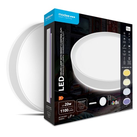 LED-plafondlamp Modee CLF1 20W 3CCT+RGB D400mm + afstandsbediening (2000 lm)
