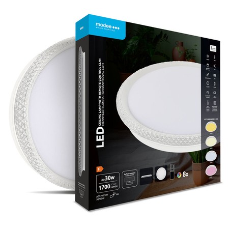 LED-plafondlamp Modee CLH1 30W 3CCT+RGB D400mm + afstandsbediening (3000 lm)