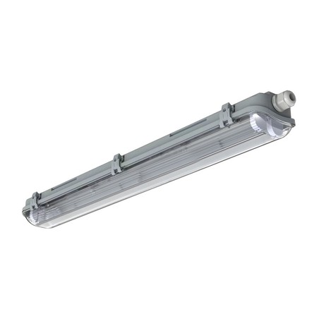 Armadura estanque vazia para tubos LED Modee 2xT8 600mm (676x63x62mm) série A2