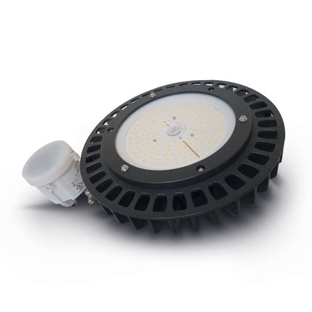 LED-industripendel med PHILIPS-LED Modee Premium 100W 4000K driver 1-10V + sensor 120° (15000 lm) dimbar