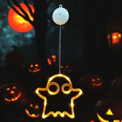 Battery-operated LED Halloween window decoration Modee H101 (13 LED, H20x20mm)