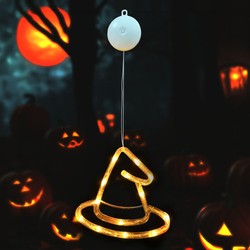 LED-raamdecoratie Halloween op batterijen Modee H103 (13 LED, H20x19mm)