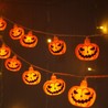 Guirlande lumineuse LED Halloween à piles Modee H001 (10 LED/165cm/15cm) blanc chaud