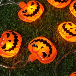 Catena luminosa LED di Halloween a batterie Modee H001 (10 LED/165cm/15cm) bianco caldo