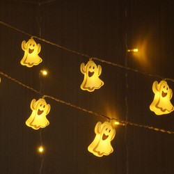 Battery-operated LED Halloween string lights Modee H002 (10 LED/165cm/15cm) warm white