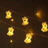 Guirnalda luminosa LED Halloween a pilas Modee H002 (10 LED/165cm/15cm) blanco cálido