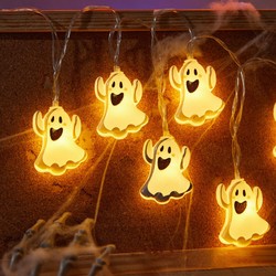 Φωτεινή γιρλάντα LED Halloween με μπαταρίες Modee H002 (10 LED/165cm/15cm) θερμό λευκό