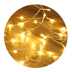 LED-ljusgardin för julen för elnät Modee C3002 (192 LED/3m x 2m) varmvit