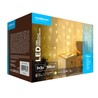 Cortina luminosa LED de Navidad de red Modee C3006 (300LED/3m x 3m) blanco cálido