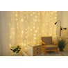 LED-ljusgardin för julen för elnät Modee C3006 (300LED/3m x 3m) varmvit