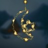 Battery-operated LED Christmas window decoration Modee C4011 (15 LED, H180x135mm)