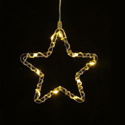 Decoração de janela LED de Natal a pilhas Modee C4012 (13 LED, H163x156mm)