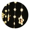 Decoración LED de Navidad de red Modee C3005 (110LED/3m) blanco cálido
