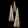 LED-juldekoration för elnät Modee C5004 IP44 (200 LED, H600,500,400mm) varmvit