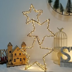 Decoração LED de Natal de rede Modee C5005 IP44 (180 LED, H485x270mm) branco quente