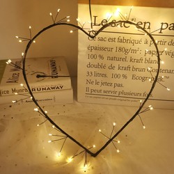 LED-kerstdecoratie op batterijen Modee C4031 (60 LED, D30cm) warm wit