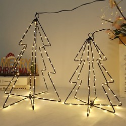 Рождественское светодиодное украшение на батарейках Modee C4035 IP44 (120 LED, H40x30cm) тёплый белый