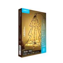 LED-Weihnachtsdekoration mit Batteriebetrieb Modee C4035 IP44 (120 LED, H40x30cm) warmweiß