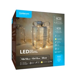 LED-kerstdecoratie op batterijen Modee C4036 (50 LED) warm wit
