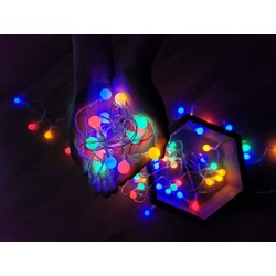 Catena luminosa LED a perle a corrente Modee (100LED/10m/10cm) multicolore