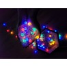 LED-ljusslinga med pärlor för elnät Modee (100LED/10m/10cm) flerfärgad
