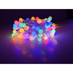 LED-lichtsnoer met parels op netstroom Modee (100LED/10m/10cm) meerkleurig