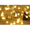 Guirlande LED de Noël à perles sur secteur Modee (100LED/10m/10cm) blanc chaud