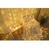 LED-kerstlichtsnoer met parels op netstroom Modee (100LED/10m/10cm) warm wit