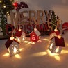 LED-Weihnachts-Dekolichterkette mit Batteriebetrieb Modee C3010 (10LED/120cm/10cm) warmweiß