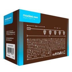 Batteridriven dekorativ LED-julljusslinga Modee C3012 (10LED/165cm/15cm) varmvit