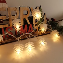 Grinalda decorativa LED de Natal a pilhas Modee C3012 (10LED/165cm/15cm) branco quente