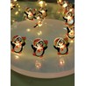 Decoratief LED-kerstlichtsnoer op batterijen Modee C3022 (10LED/120cm/10cm) warm wit