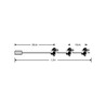 Batteridriven dekorativ LED-julljusslinga Modee C3022 (10LED/120cm/10cm) varmvit
