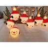 Guirlande décorative LED de Noël à piles Modee C3026 (10LED/120cm/10cm) blanc chaud