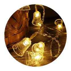 Grinalda LED de Natal de rede Modee C2014 (50LED/4.9m/10cm) branco quente
