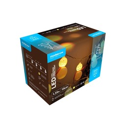 Grinalda LED de Natal a pilhas Modee C1015 (10LED/1.35m/15cm) branco quente
