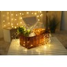 Guirlande LED fil de cuivre à piles Modee (100LED/5m/5cm) blanc chaud