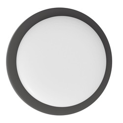 Rund LED-armatur Modee 24W 4000K (D240x38mm) IP65 (2160 lm) svart