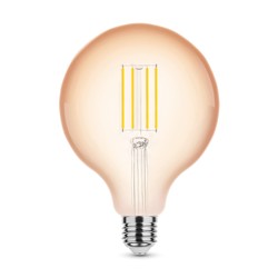LED-filamentlamp amber Modee G125 4W E27 320° 1800K (360 lm)