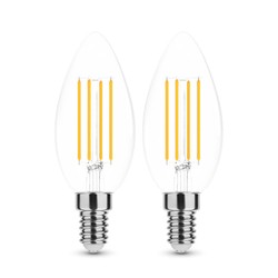 LED-Filament-Kerzenlampe Modee C35 7W E14 360° 2700K (806 lm) B2