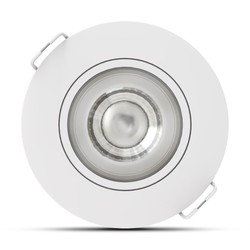 Rund LED-downlight Modee 4,8W 4000K IP20 D80xH32mm ROT (420 lm) vit