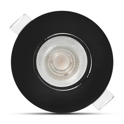Downlight LED Modee 4,9W 4000K IP20 D90xH22mm (480 lm) cor preta