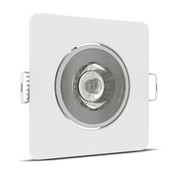 LED-Downlight quadratisch Modee 4,8W 4000K IP20 80xH32mm ROT (420 lm) weiß