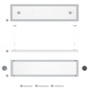 LED-Panel PMMA Modee 300x1500mm 50W 4000K Treiber PHILIPS (5000 lm)