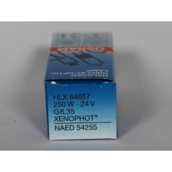 OSRAM XENOPHOT 64657 HLX 250W 24V G6.35 — Laagspannings-halogeenlamp – detailweergave