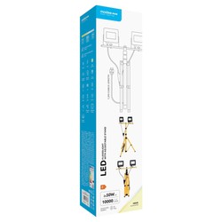LED-schijnwerper op statief Modee 2x50W 120° 4000K (10000 lm)